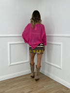 Camicia Over Soft 6040 Fucsia