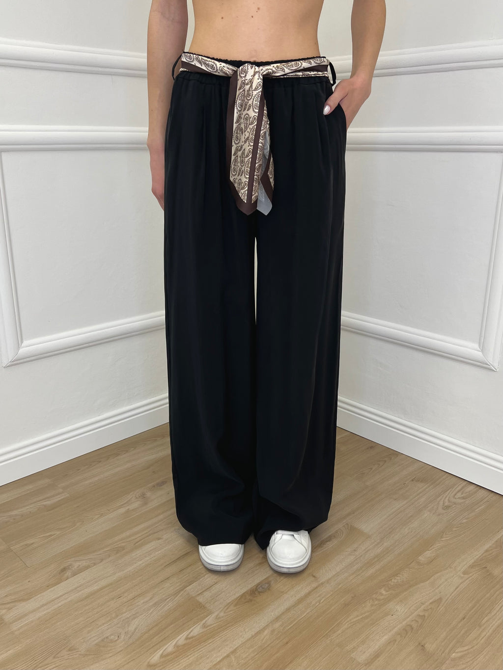 Pantalone Cupro Fusciacca 20527 Nero