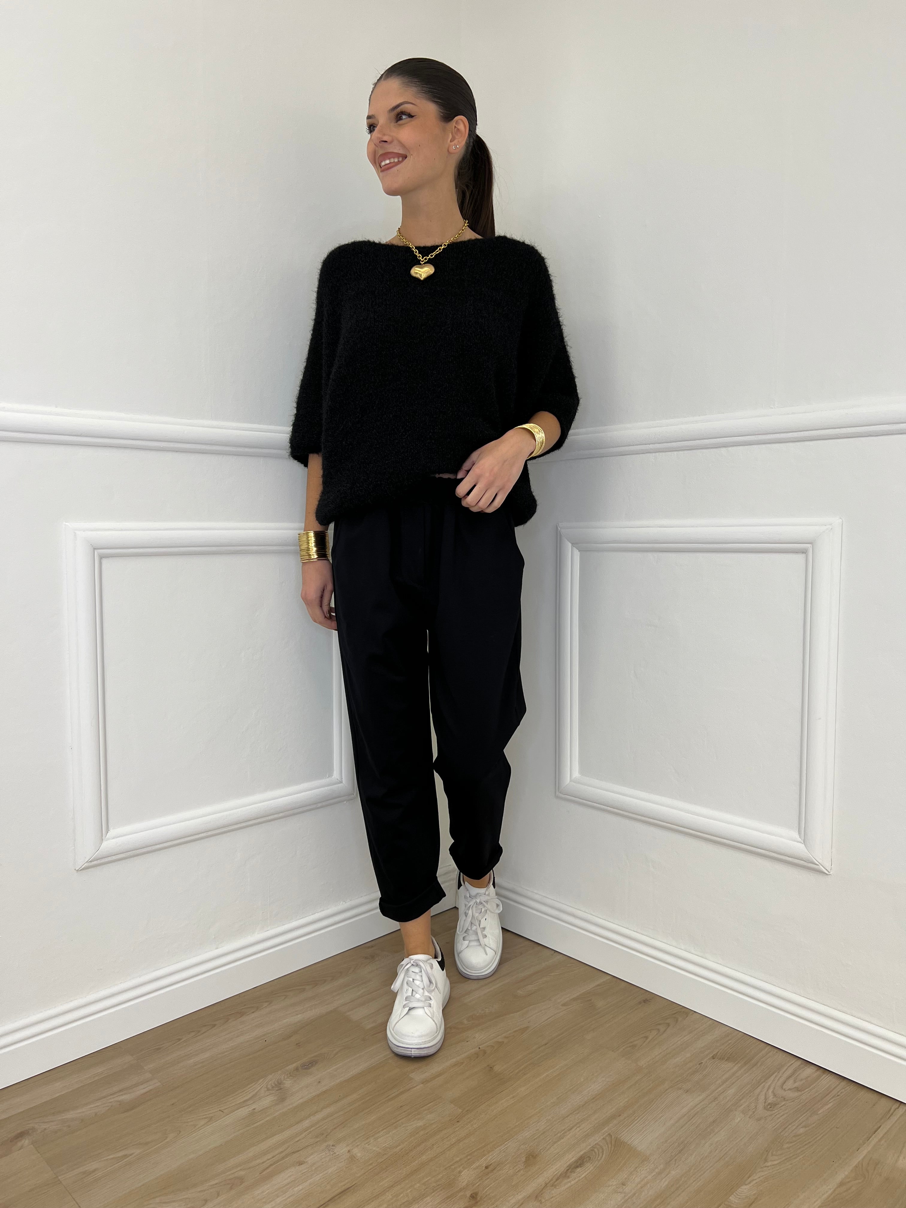 Maglia Mohair 911 Nero