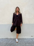 Bermuda Gessato 5891 Marrone