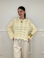 Maglia Traforata Ondine 10514 Giallo