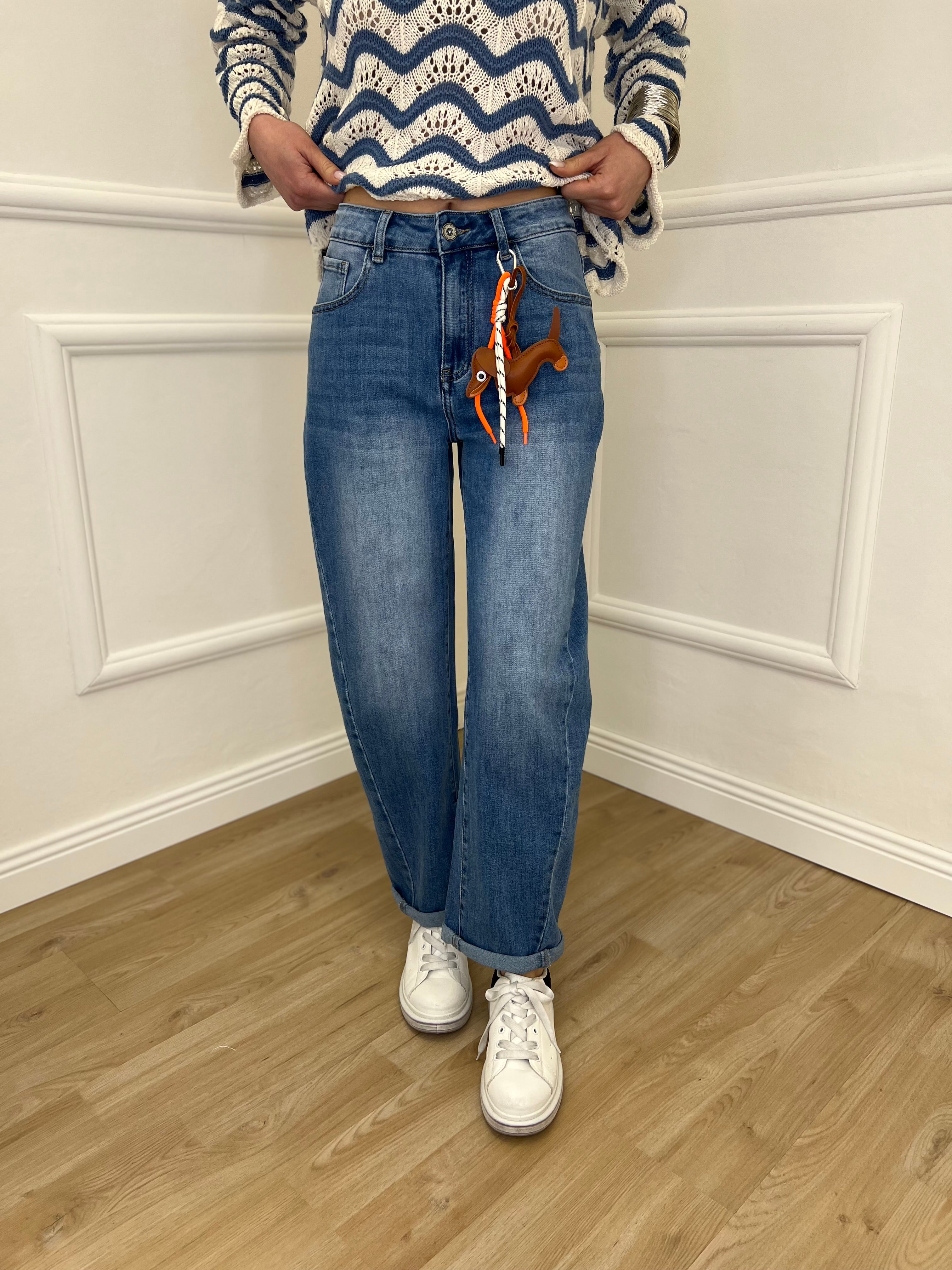 Jeans Balloon Slim 9319 Azzurro