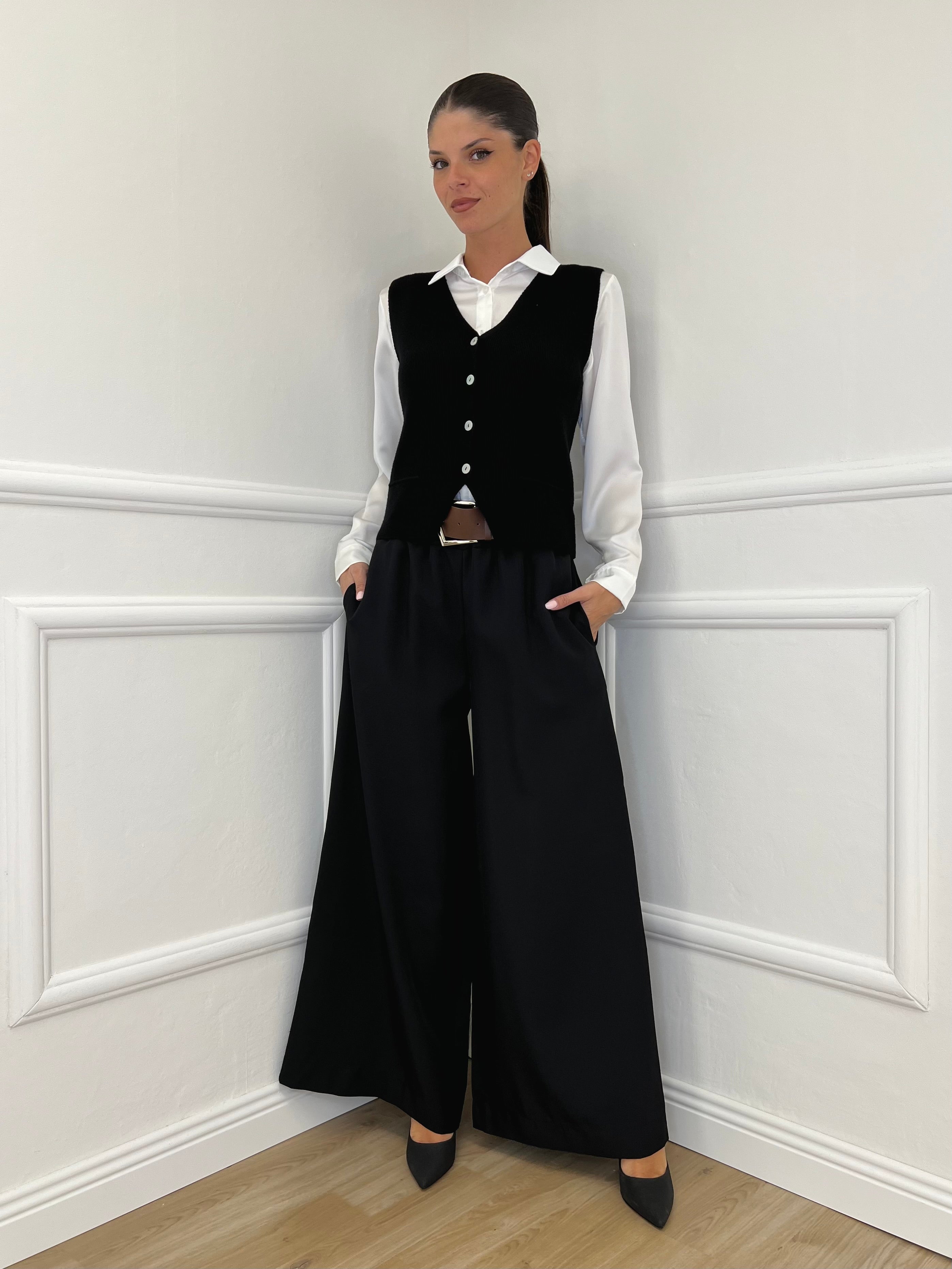 Panta Palazzo 18786 Nero