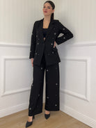 Pantalone Gabardine Gioiello 684018 Nero - Bazar Abbigliamento
