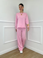 Tuta Over Girocollo 19143 Rosa