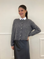 Cardigan Kid Mohair 5211 Grigio