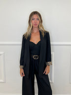 Blazer Interno Maculato 25623 Nero