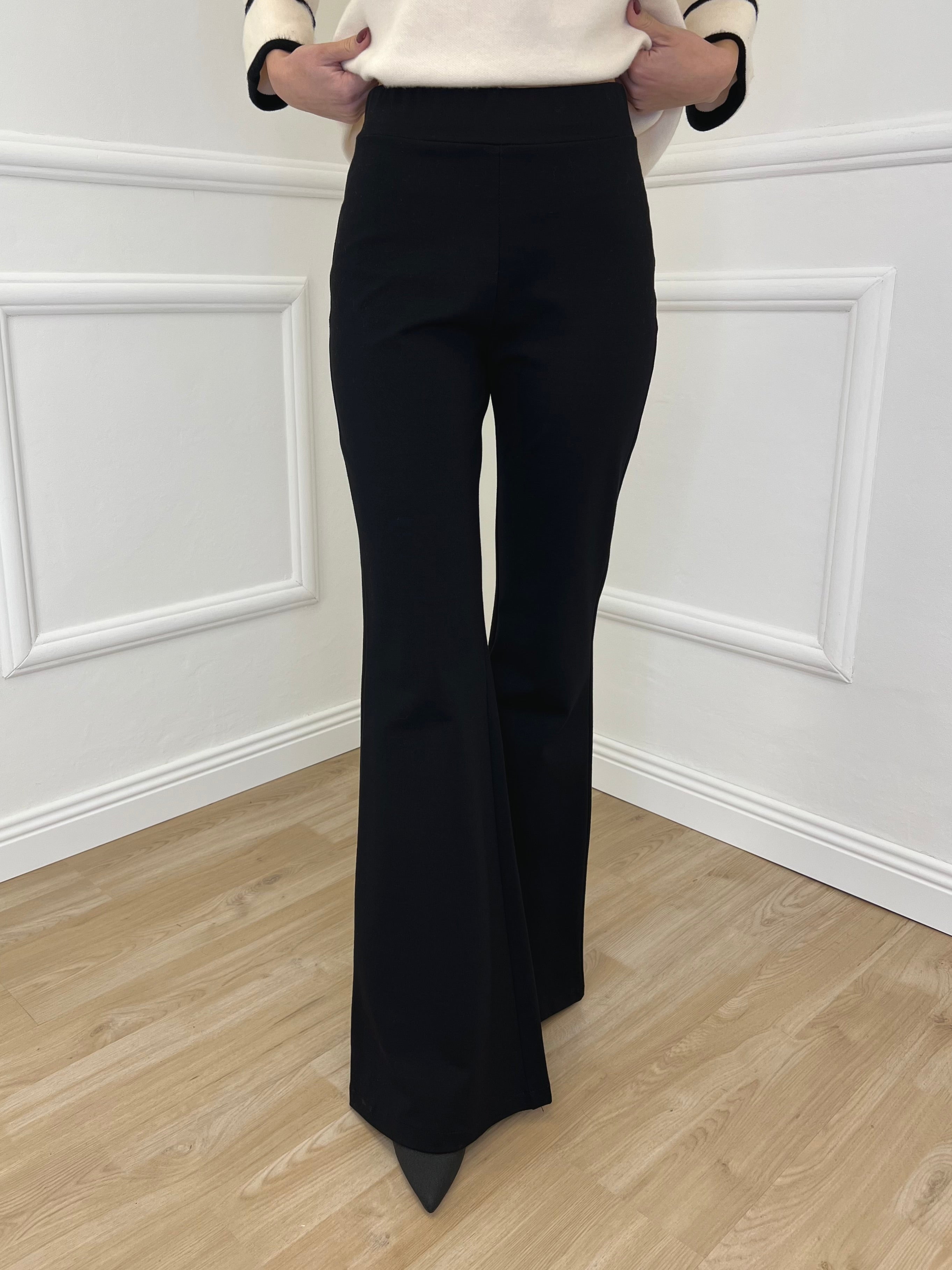 Pantalone Flare 1073 Nero