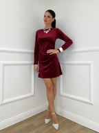 Abito Velour 2704 Bordeaux