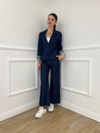 Blazer Chambray 2418 Blu