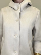 Giacca Scuba Effetto Scamosciato 852 Beige