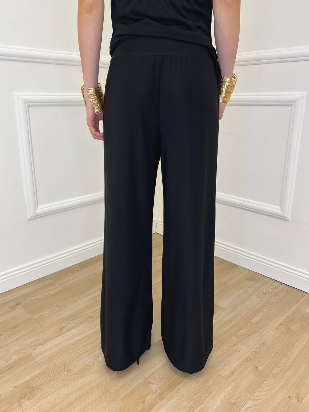 Pantalone Fluido 9078 Nero