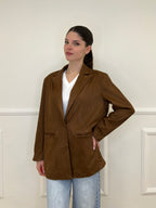 Blazer Scamosciato 5010 Marrone