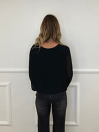 Blusa Georgette Palloncino 22017 Nero