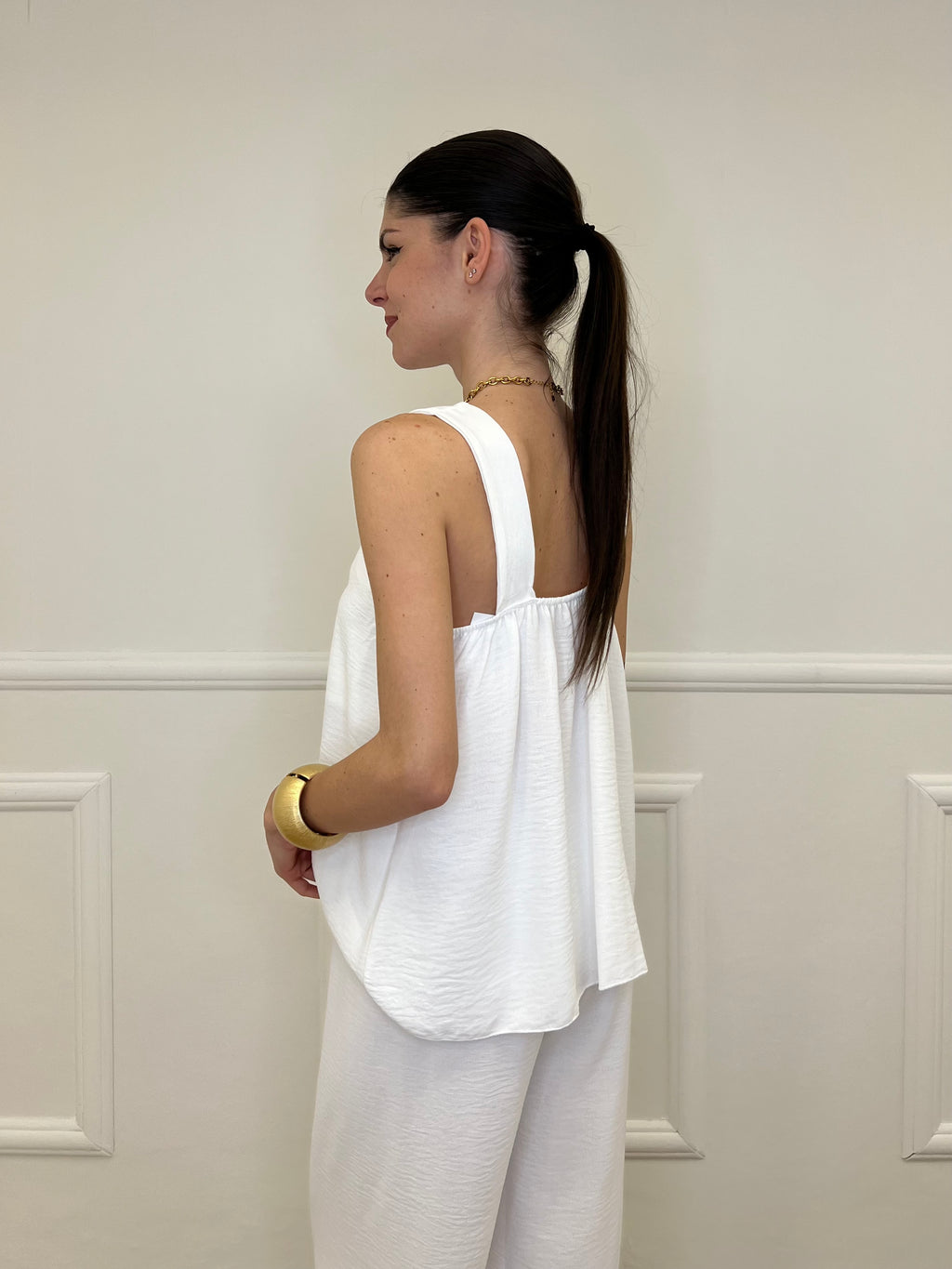 Completo Strop Canotta 7279 Bianco