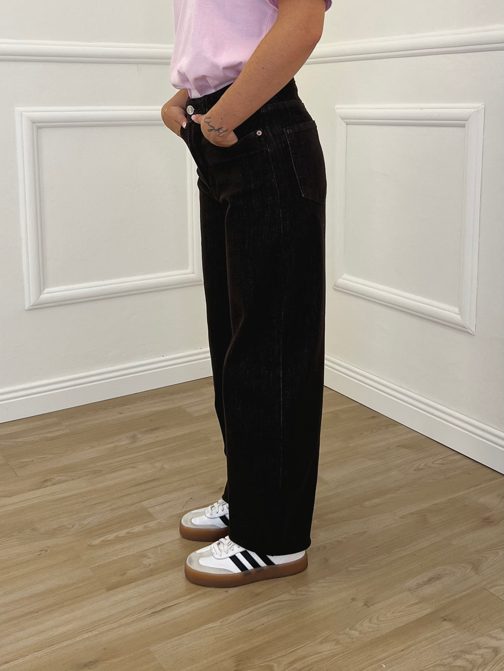 Jeans Balloon H3875-2 Marrone