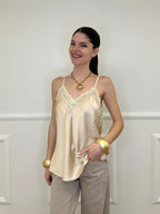 Top Satin Pizzo 1542