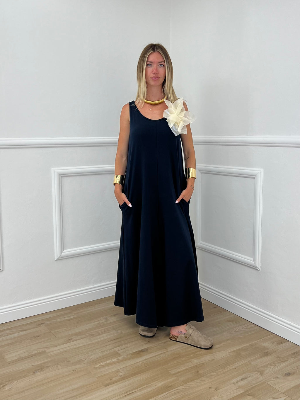 Tuta Spilla Fiore 80781 Blu