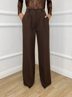 Pantalone a Palazzo 3715 Caffè - Bazar Abbigliamento