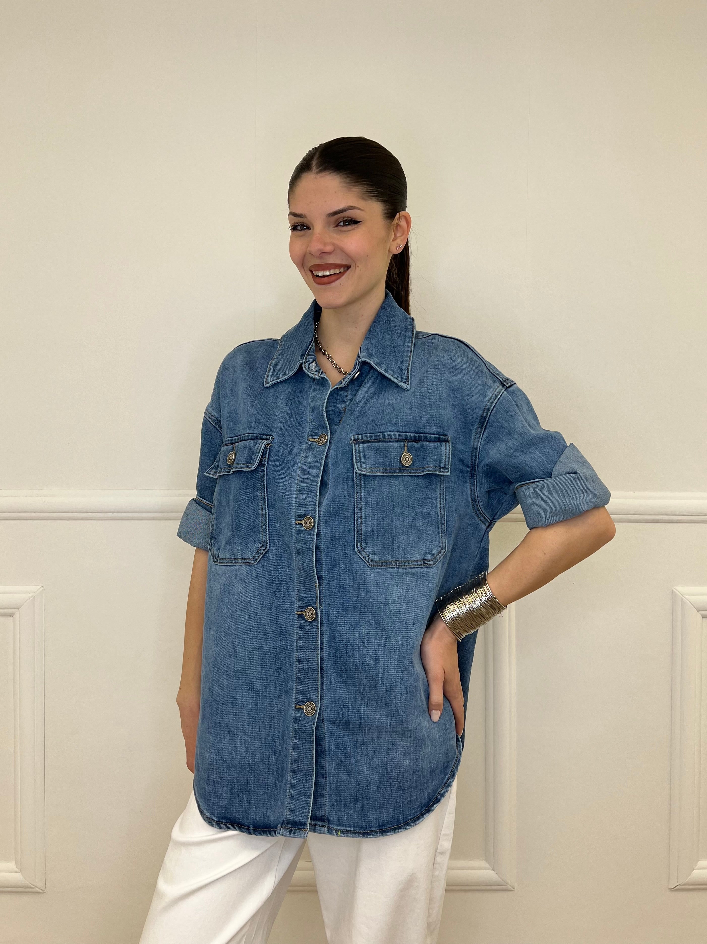Giacca Denim Oversize 119-2118