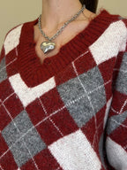 Completo Losanghe 2595 Burgundy