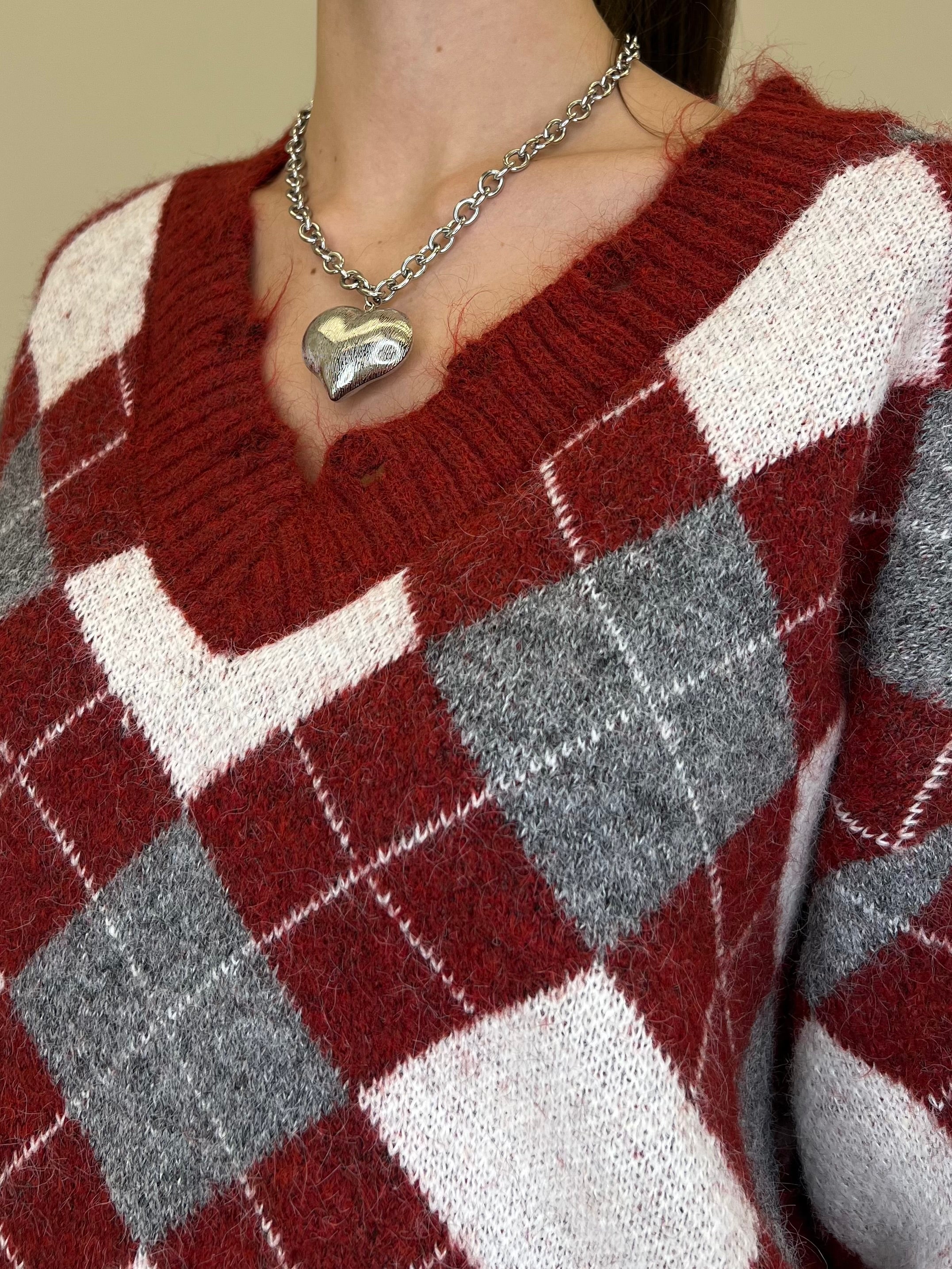 Completo Losanghe 2595 Burgundy