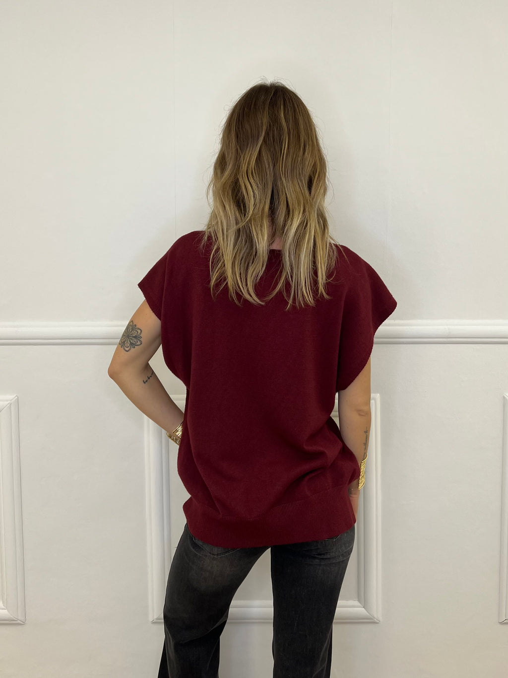Maglia Viscosa e Alpaca con Bottoni 3502