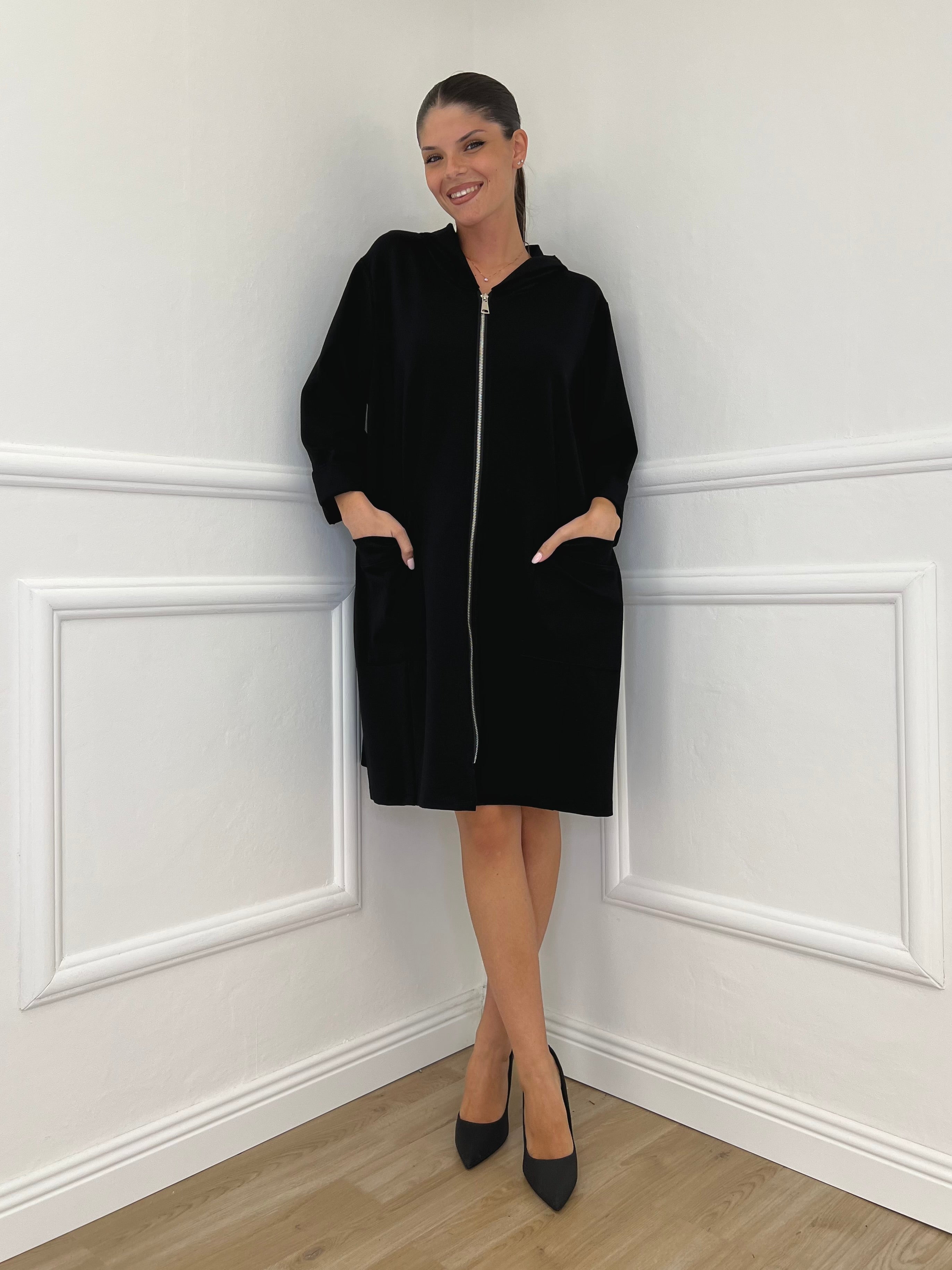 Maxi Felpa 41875 Nero