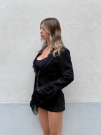 Blazer con Pizzo 26558 Nero