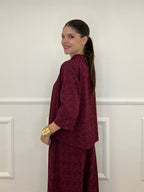 Camicia Coreana Sangallo 11392 Burgundy