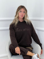 Pullover Mon Amour NZ5583 Moro