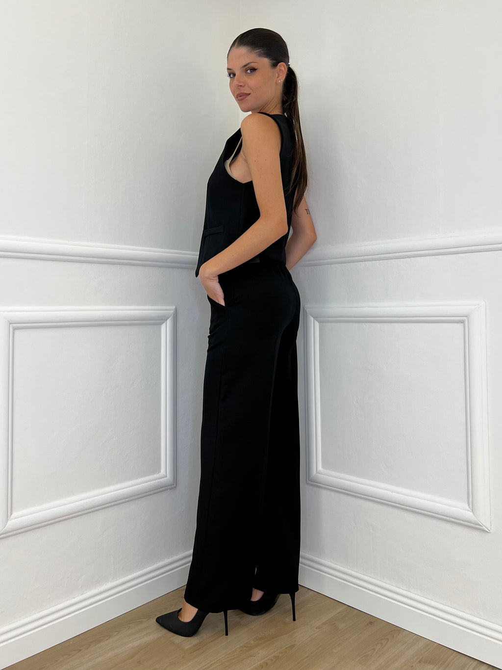 Completo Gilet 231280 Nero