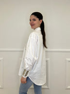 Camicia Over Cristalli 2511 Bianco