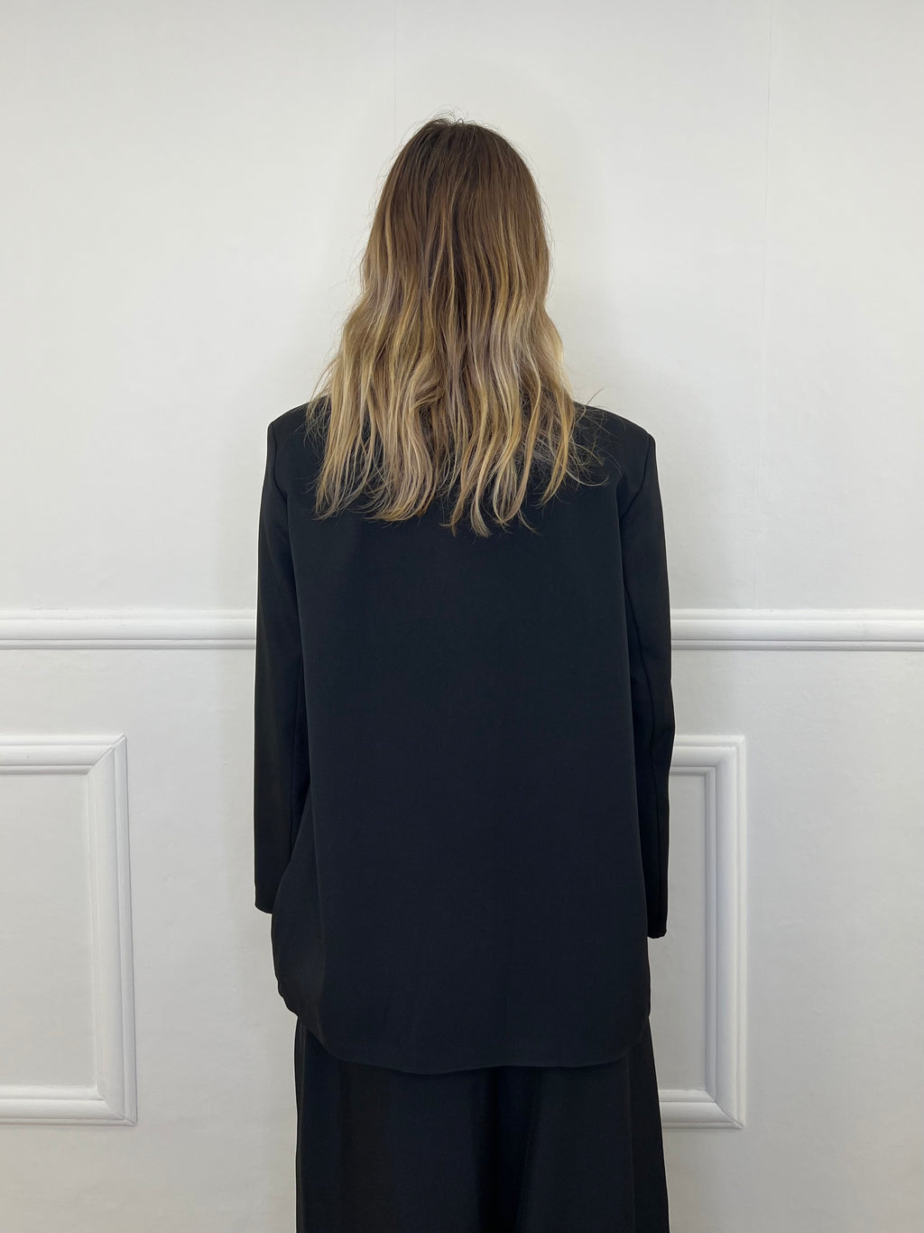 Blazer Over Sciallato 25433 Nero