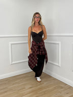 Camicia Check Strass 19108 Bordeaux
