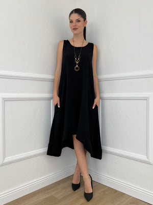 Abito Crepe 19655 Nero
