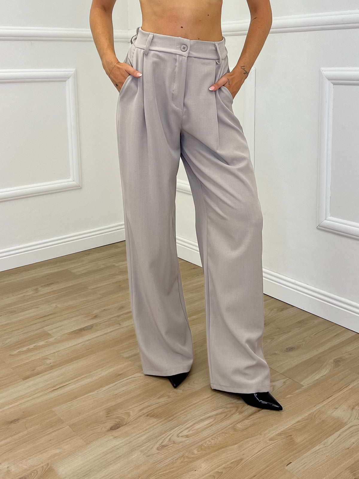 Tailleur Con Cintura 51025 Taupe