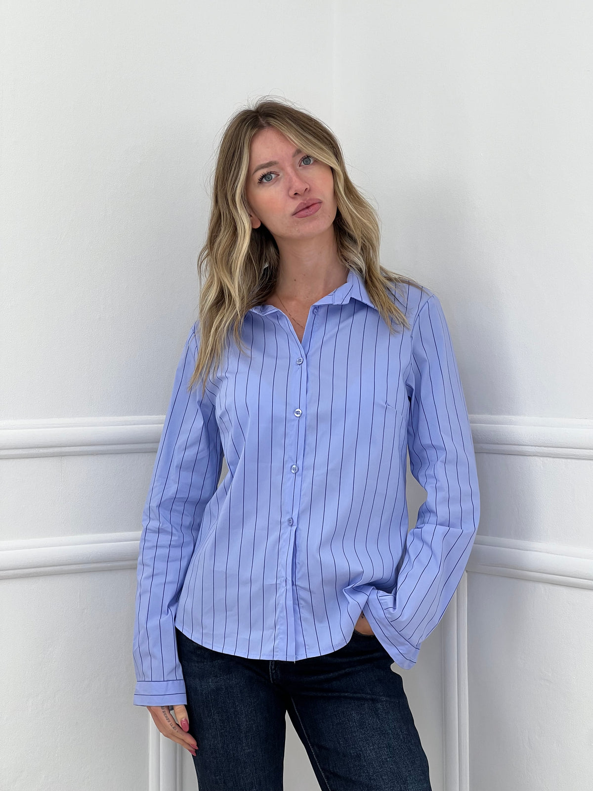 Camicia Bastoncino 5017 Azzurro