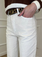 Pantalone Millerighe 824604 Panna