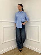 Camicia Over 50320 Azzurro