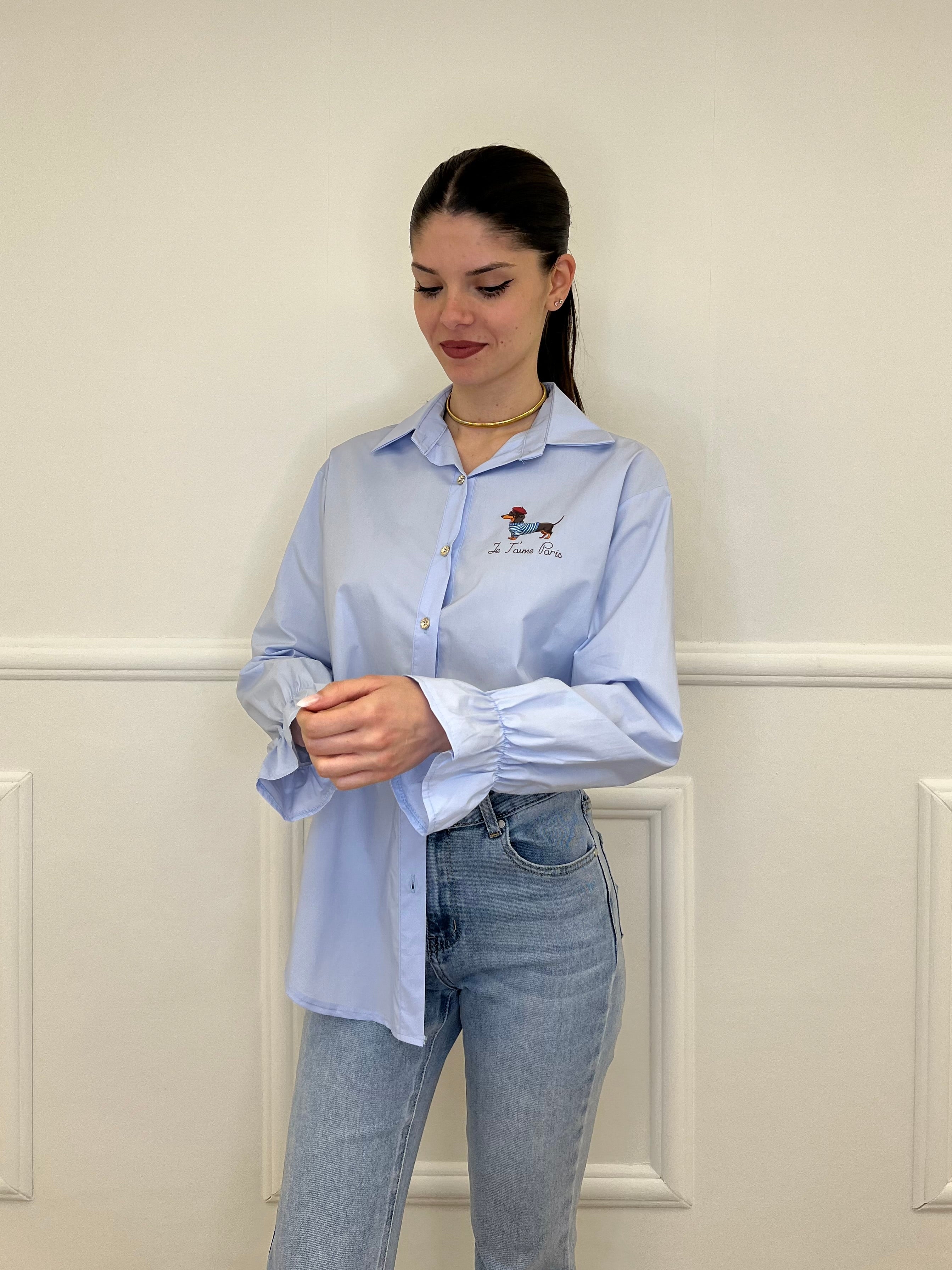 Camicia Bassotto 82080 Azzurro