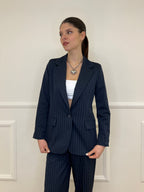 Tailleur Gessato G27636 Blu