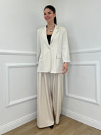 Pantalone a Palazzo 21509 Beige