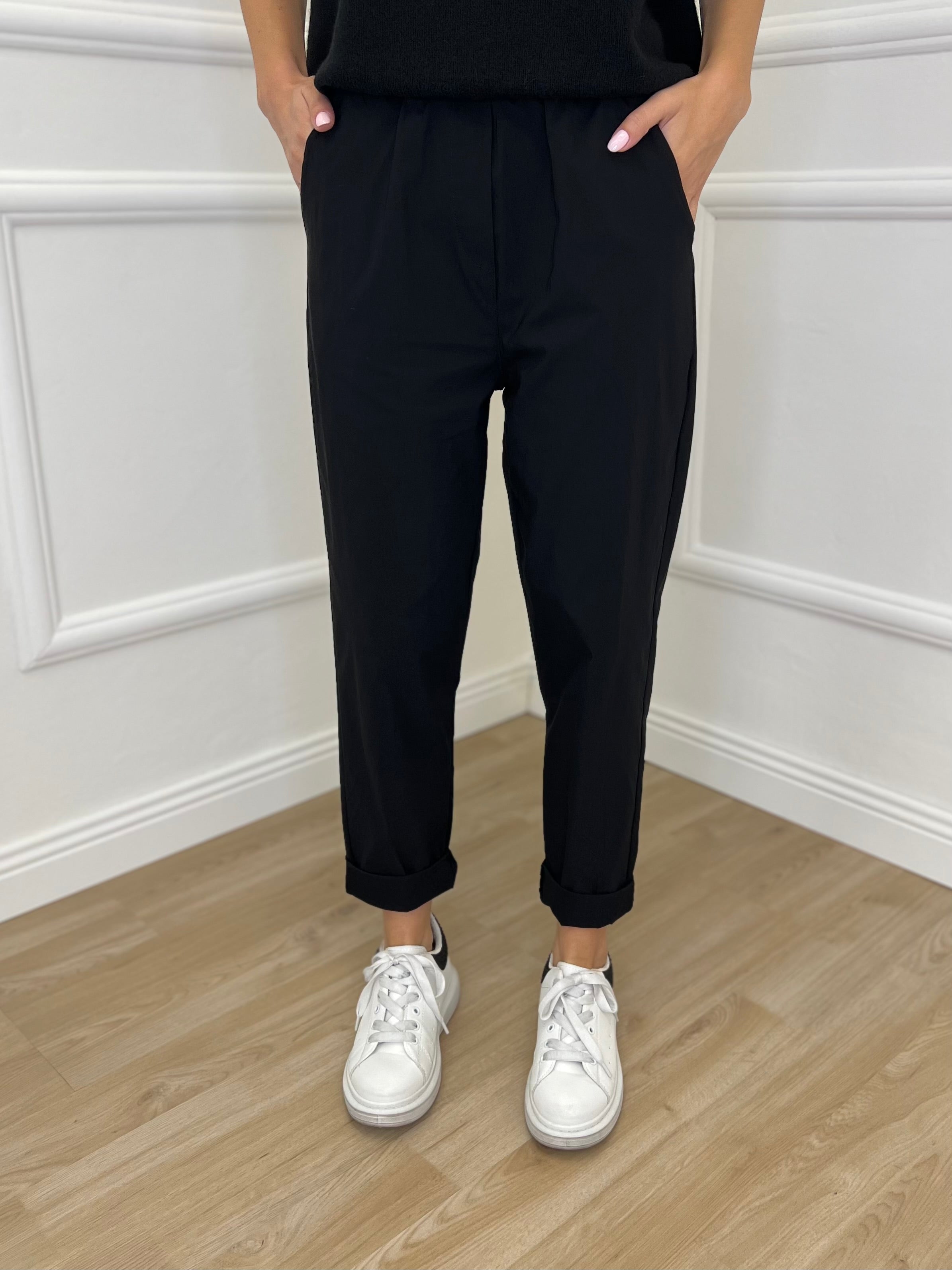 Pantalone Baggy 51013 Nero - Bazar Abbigliamento