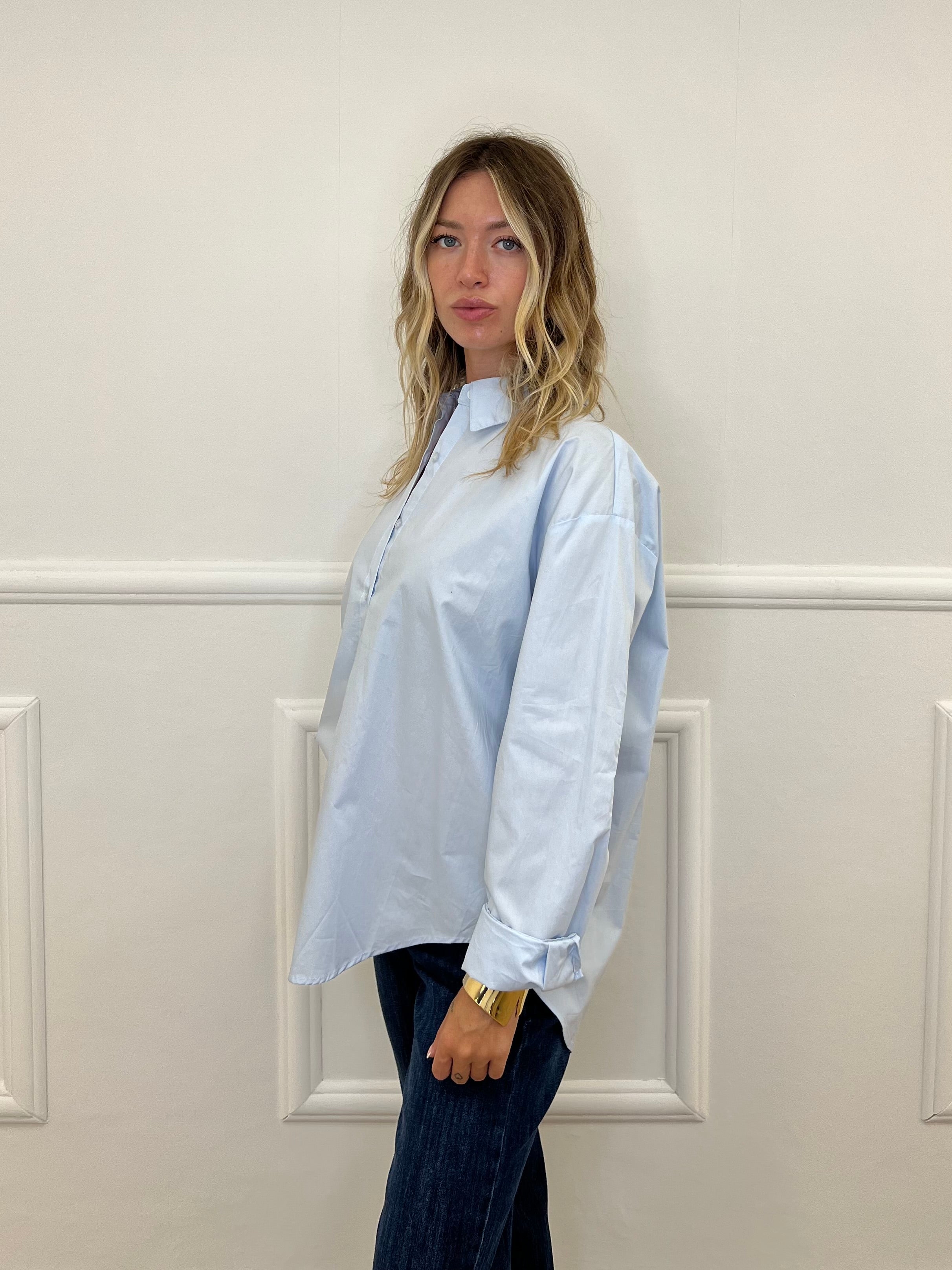 Camicia Over New York 9876 Azzurro