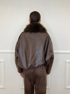 Bomber Collo Pelliccia 19279 Moro