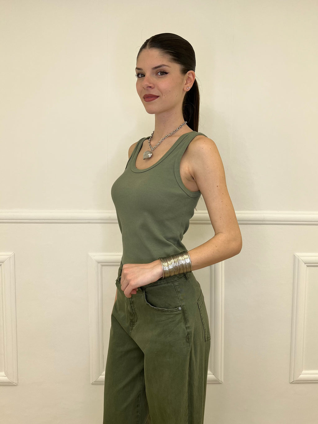 Top Cotone Costine 726198