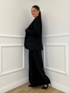 Giacca Sciallata 25433 Nero - Bazar Abbigliamento