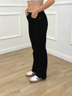 Jeans Flare Y623 Nero