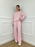 Tuta Bande Girocollo 88426 Rosa